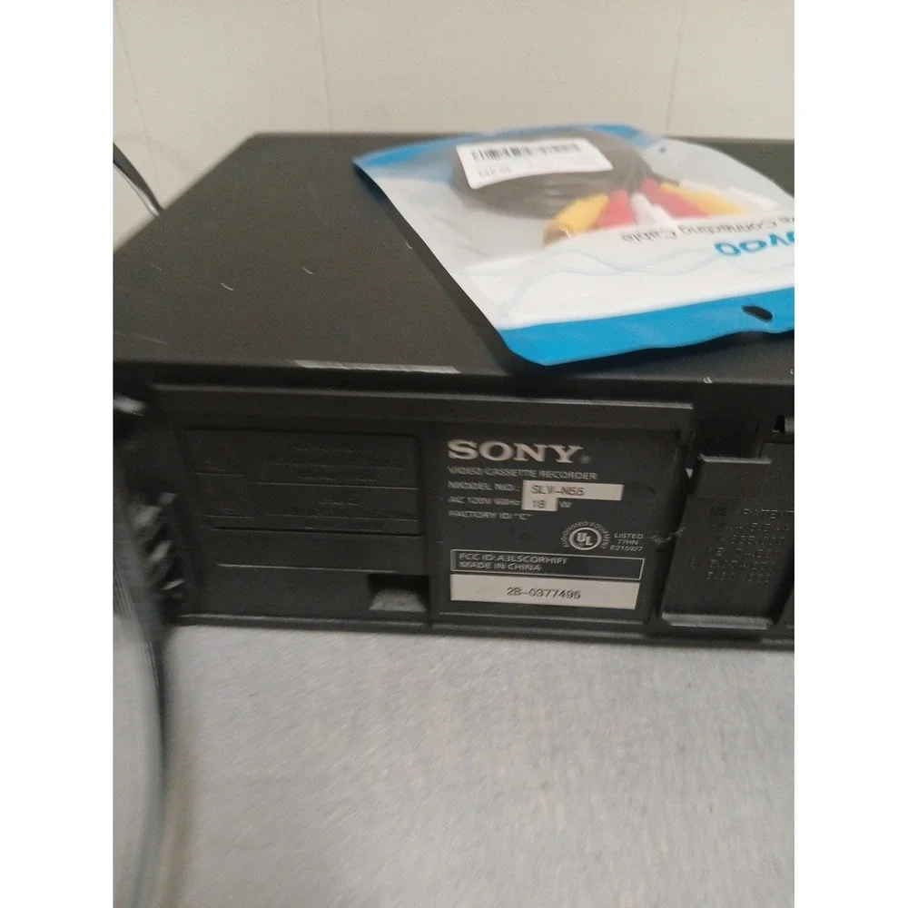 Sony SLV-N55 4-Head Hi-Fi Stereo VCR Video Player Recorder No Remote - TESTED
